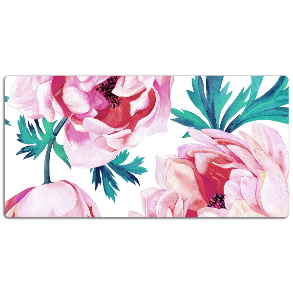 Tapete para secretária Flor de papoula