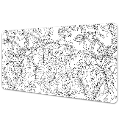 Tapete para secretária Esboço Tropical