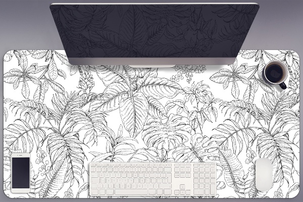 Tapete para secretária Esboço Tropical