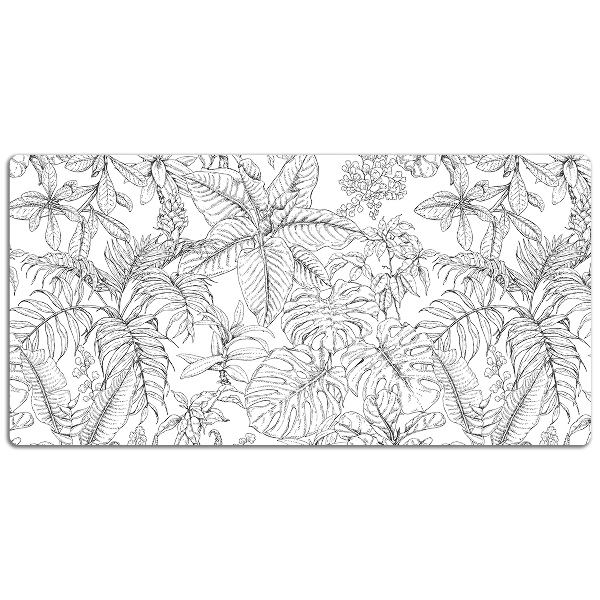 Tapete para secretária Esboço Tropical