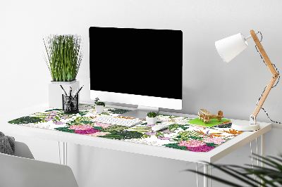 Tapete para secretária Flores exóticas