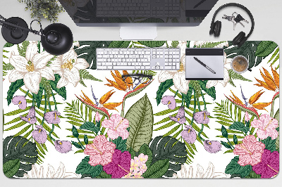 Tapete para secretária Flores exóticas