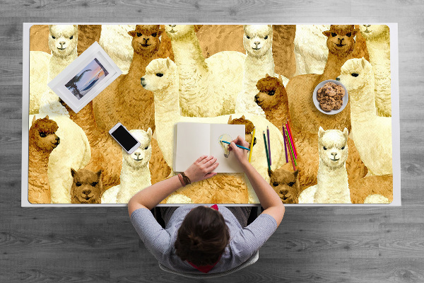 Tapete para secretária Alpacas