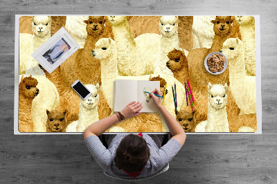 Tapete para secretária Alpacas