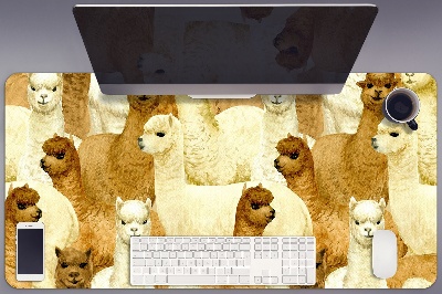 Tapete para secretária Alpacas
