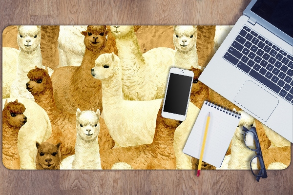 Tapete para secretária Alpacas