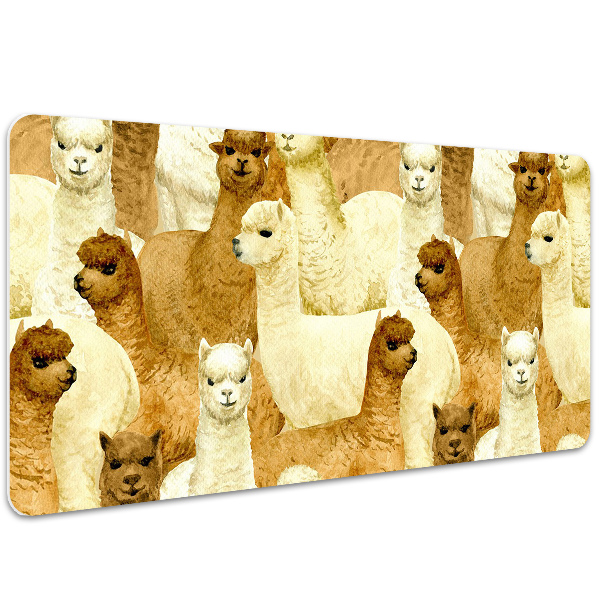Tapete para secretária Alpacas