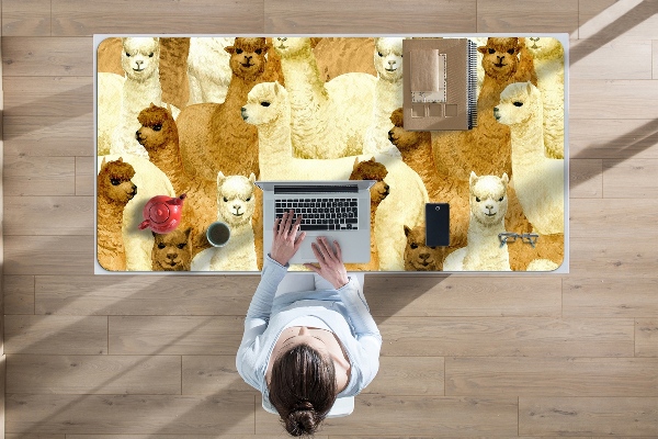 Tapete para secretária Alpacas