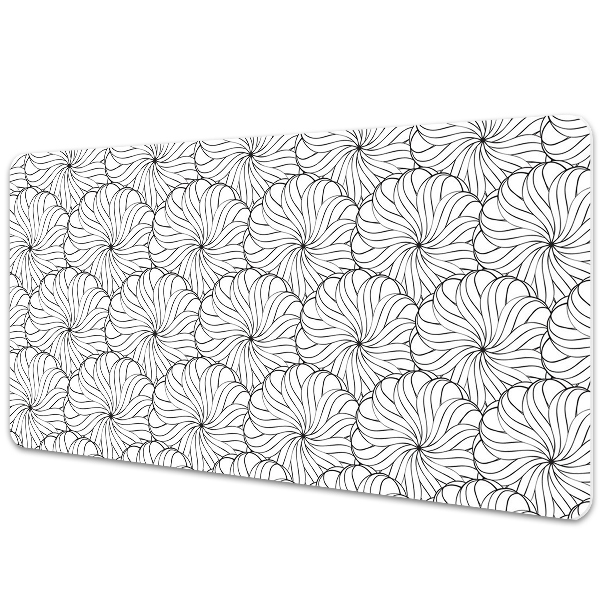 Tapete de secretária Flor desenhada