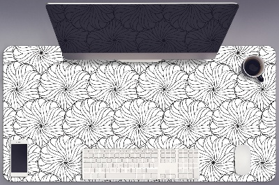 Tapete de secretária Flor desenhada
