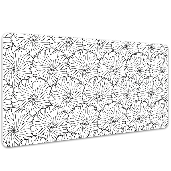 Tapete de secretária Flor desenhada