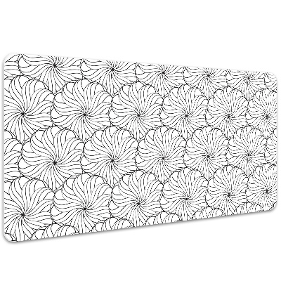 Tapete de secretária Flor desenhada
