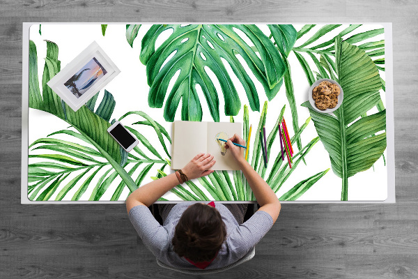 Tapete para secretária Palmeira e Monstera