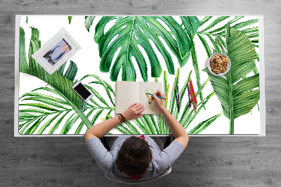 Tapete para secretária Palmeira e Monstera