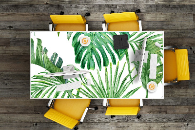 Tapete para secretária Palmeira e Monstera
