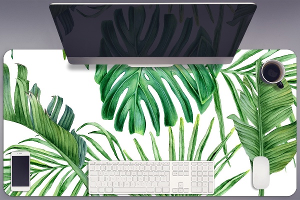Tapete para secretária Palmeira e Monstera