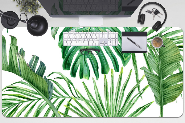Tapete para secretária Palmeira e Monstera