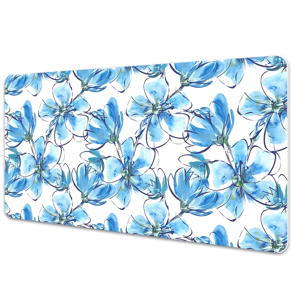 Tapete para secretária Flores em aquarela