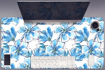 Tapete para secretária Flores em aquarela