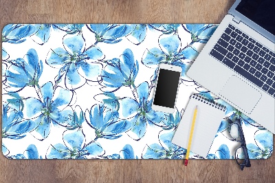 Tapete para secretária Flores em aquarela