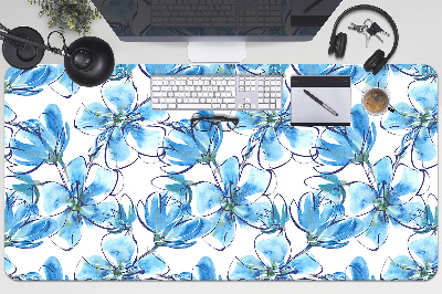 Tapete para secretária Flores em aquarela