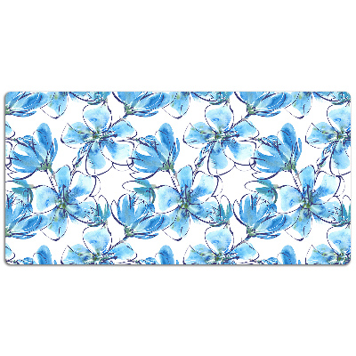 Tapete para secretária Flores em aquarela