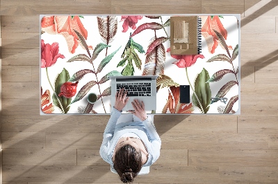 Tapete para secretária Plantas e folhas