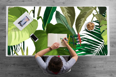 Tapete de secretária Folhas verdes