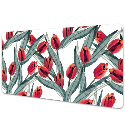 Tapete para secretária Tulipas