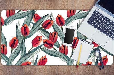 Tapete para secretária Tulipas