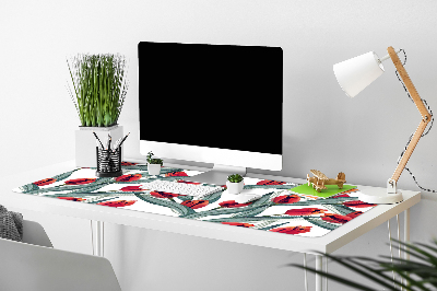 Tapete para secretária Tulipas