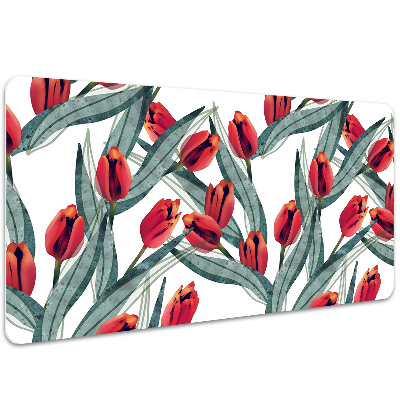 Tapete para secretária Tulipas
