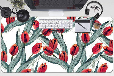 Tapete para secretária Tulipas