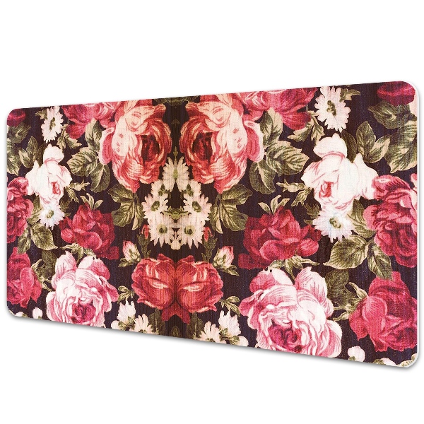 Tapete de secretária rosas vermelhas