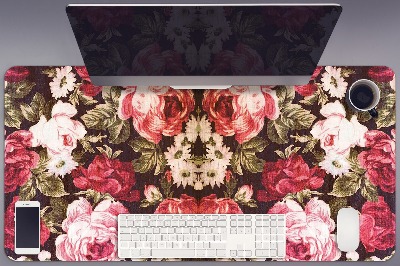 Tapete de secretária rosas vermelhas