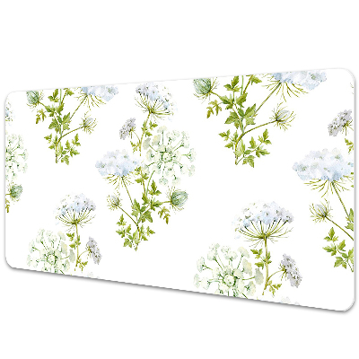 Tapete para secretária Flores delicadas