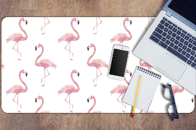 Tapete para secretária Flamingos