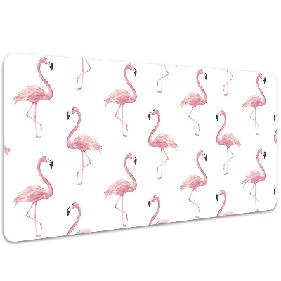 Tapete para secretária Flamingos