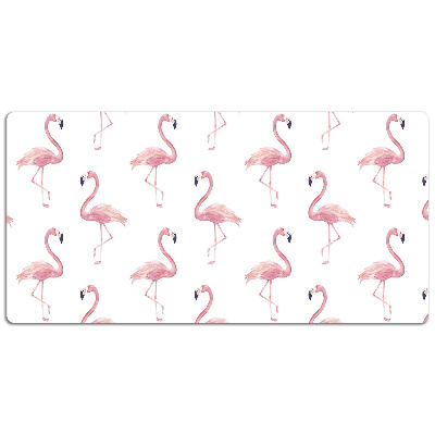 Tapete para secretária Flamingos