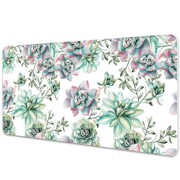 Tapete para secretária Aquarela floral