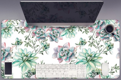 Tapete para secretária Aquarela floral