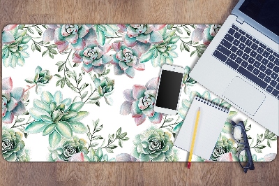 Tapete para secretária Aquarela floral
