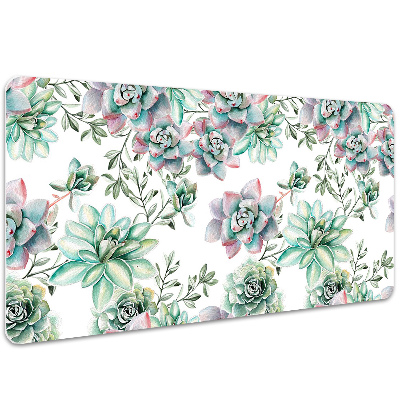 Tapete para secretária Aquarela floral