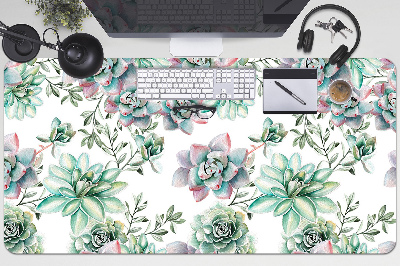 Tapete para secretária Aquarela floral