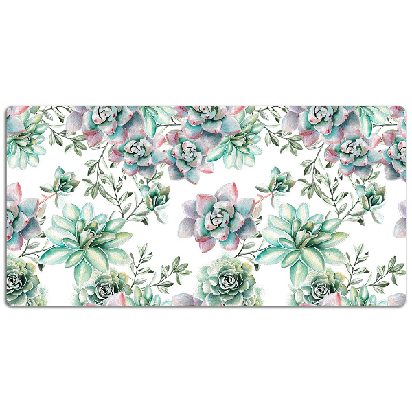 Tapete para secretária Aquarela floral