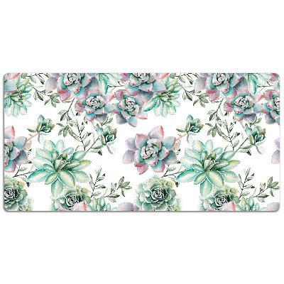 Tapete para secretária Aquarela floral