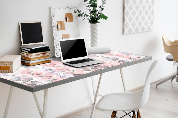 Tapete para secretária Flores pintadas