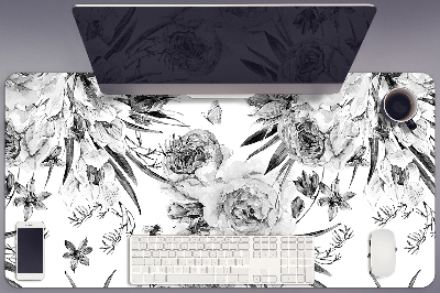 Base de secretária Um buquê de flores