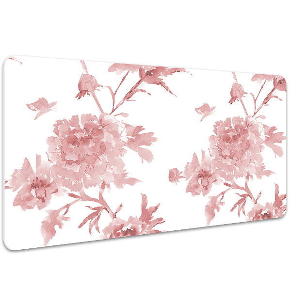 Tapete de secretária Flores em tons pastel