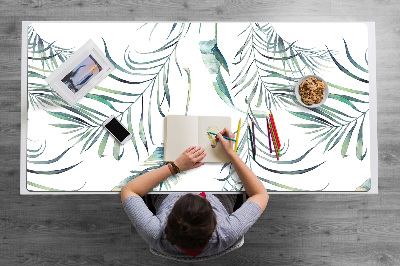 Base de secretária Folhas como penas